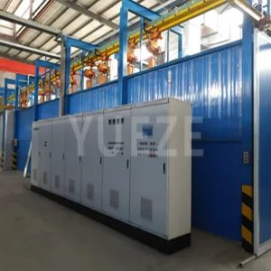 Self-propelled hoist finish conveying line