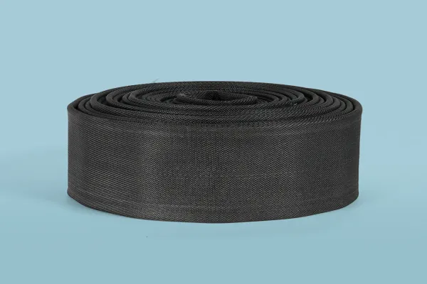 Black braided hose