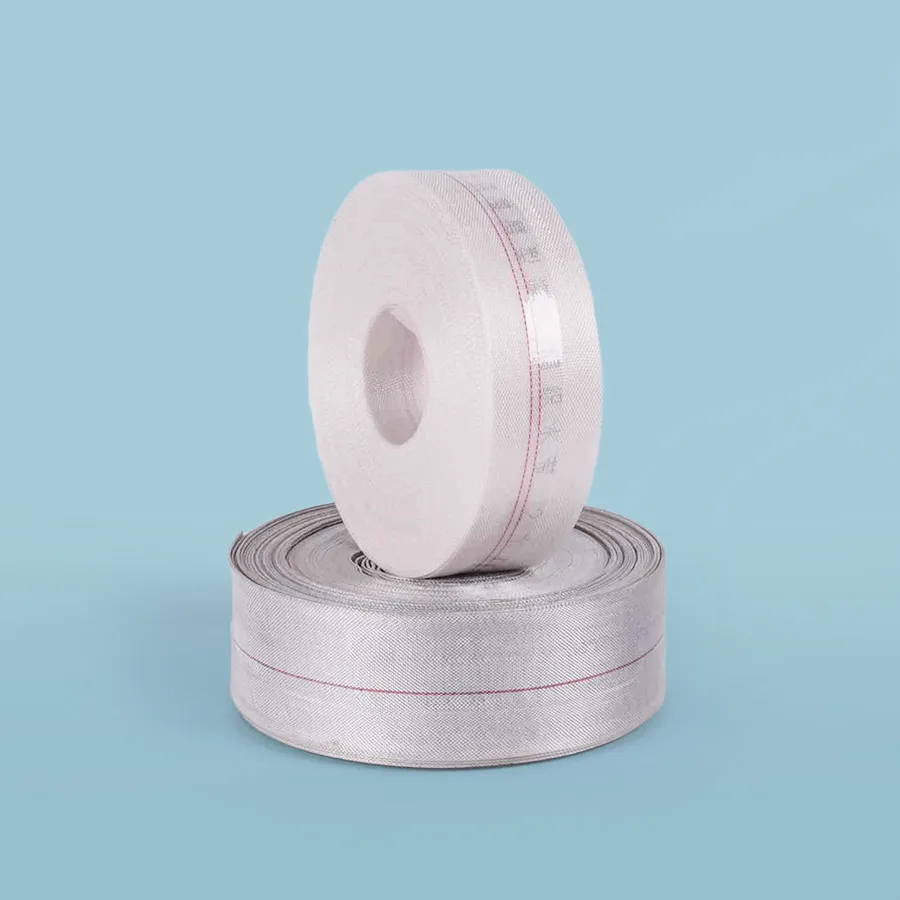 White braided hose production