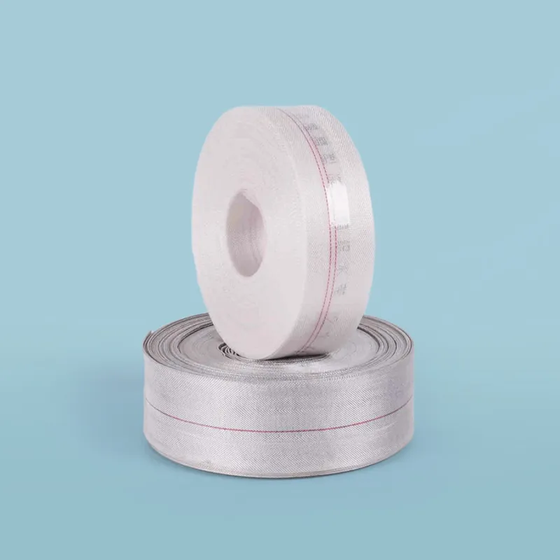 White braided hose production