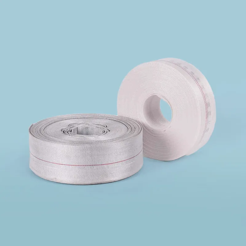 White agricultural woven hose