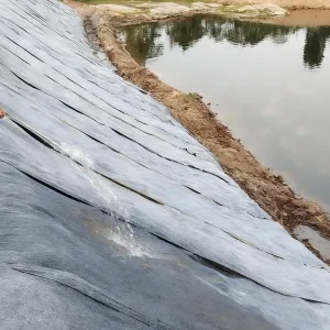 Erosion-resistant, waterproof, rapid-deployment, strong flood control concrete canvas