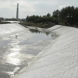 Leak-proof, agricultural, cost-saving, durable irrigation composite geomembrane