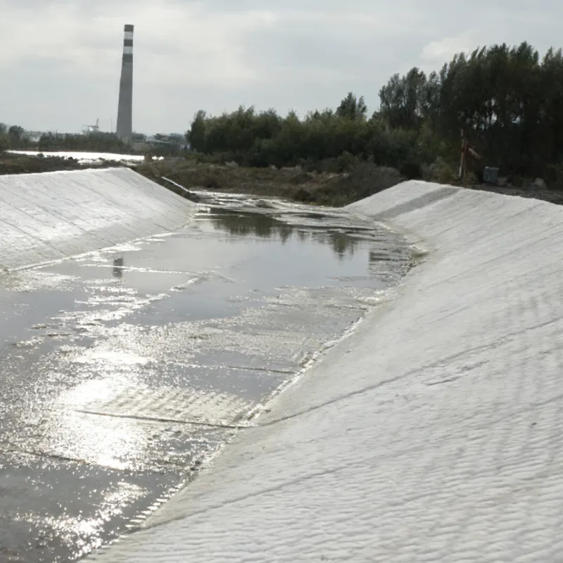 Leak-proof, agricultural, cost-saving, durable irrigation composite geomembrane