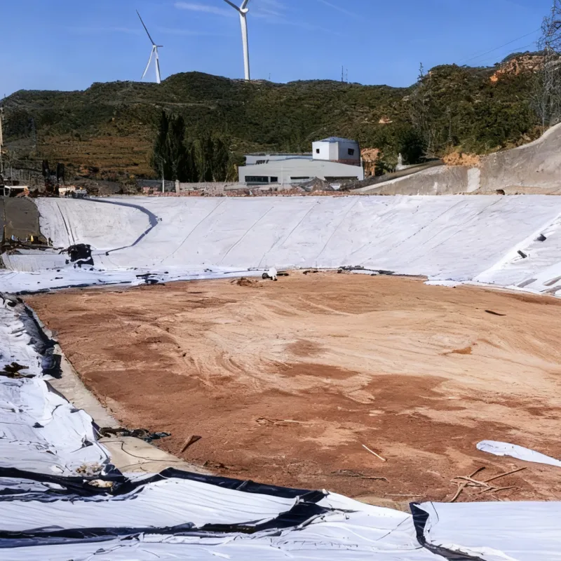 UV-resistant, aquaculture-safe, waterproof, flexible pond lining composite geomembrane