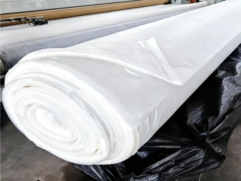 Anti-corrosive, chemical-resistant, efficient, strong wastewater composite geomembrane