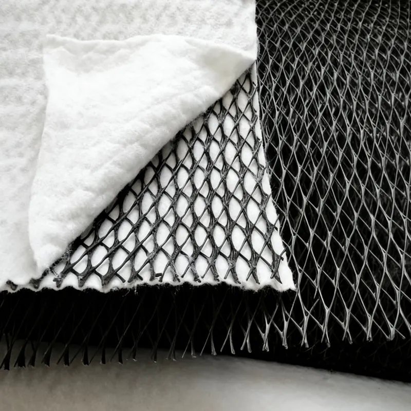 Pressure-resistant, waterproof, reliable, load-resistant underground garage drainage net