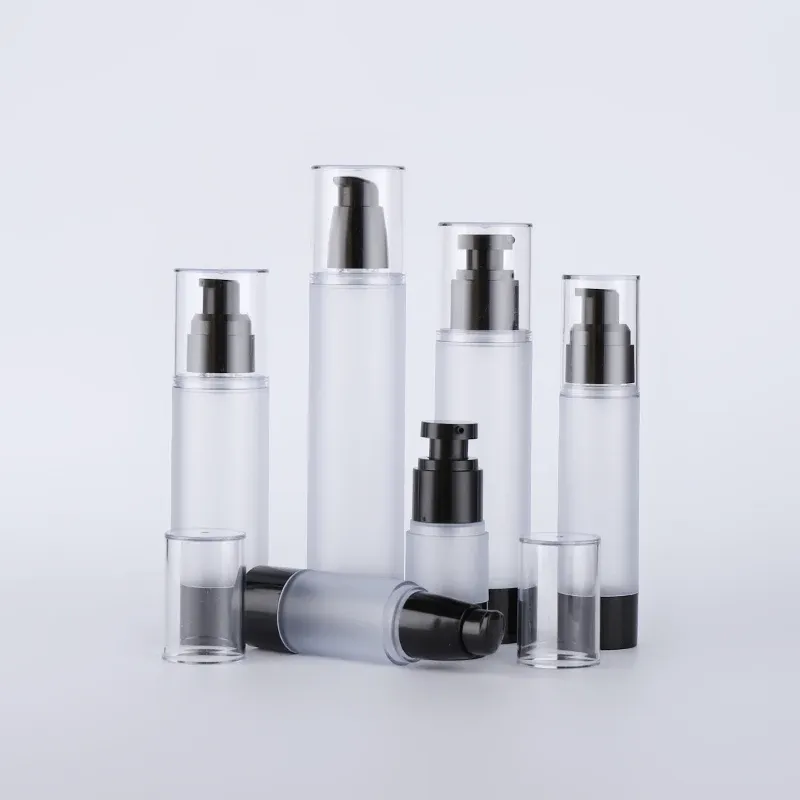 Frosted Flat Shoulder Plastic Essential Oil Dropper Pump Sprayer Bottle 100ml