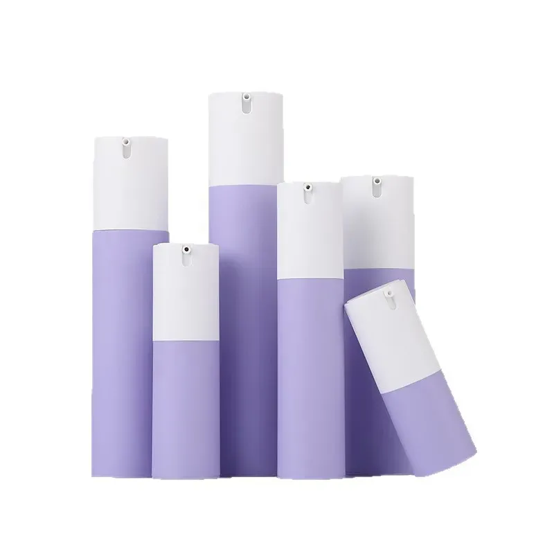 U-shape Integrated Airless Pump Bottle 15ml 30ml 50ml 80ml 100ml 120ml Cosmetic Vacuum Container
