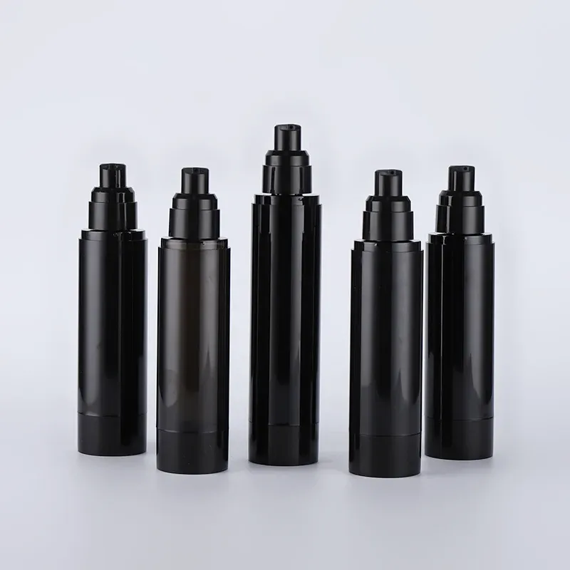 15ml 30ml 50ml 80ml 100ml 120ml Clear Plastic Airless Pump Bottle Lotion