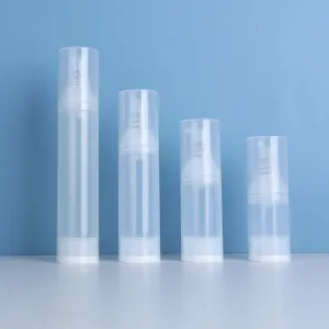 15ml 30ml 50ml Transparent Plastic Airless Pump Bottles Face Cream Lotion Vacuum Bottle