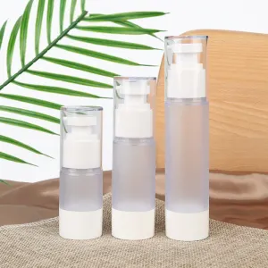 30ml 50ml 100ml Frosted Matte Airless Lotion Pump Bottles