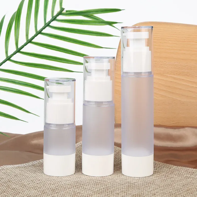 30ml 50ml 100ml Frosted Matte Airless Lotion Pump Bottles