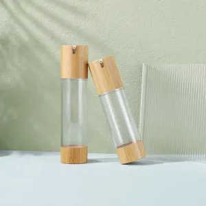 Customize 100ml Airless AS Cosmetic Bottle with Pump Spray Cap
