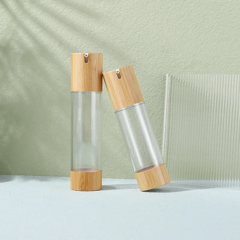 Customize 100ml Airless AS Cosmetic Bottle with Pump Spray Cap