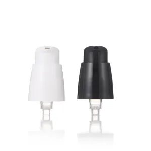 Cream PP Pump Black Full Cap Liquid Dispenser Pump Cosmetic Packaging Bottle