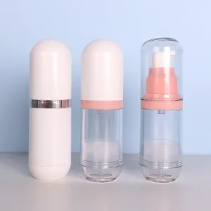 Pill Shape Cream Airless Pump Bottle
