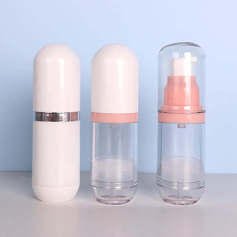 Pill Shape Cream Airless Pump Bottle