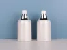 Pearl White and Silvery AS Airless Cosmetic Bottle