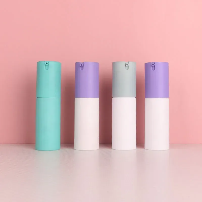 30ml Plastic Airless Pump Bottles Cosmetics Lotion Containers
