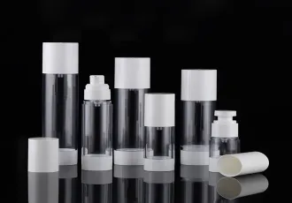 15ml 30ml 50ml Transparent Vacuum Pump Airless Bottle