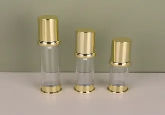Gold Plated Vacuum Dispensing Bottles Pump Sprayer 15ml-150ml