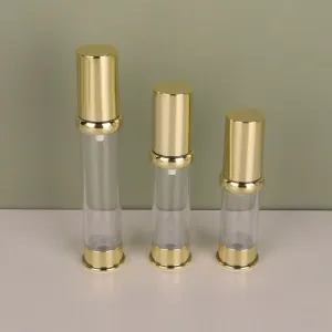 Gold Plated Vacuum Dispensing Bottles Pump Sprayer 15ml-150ml