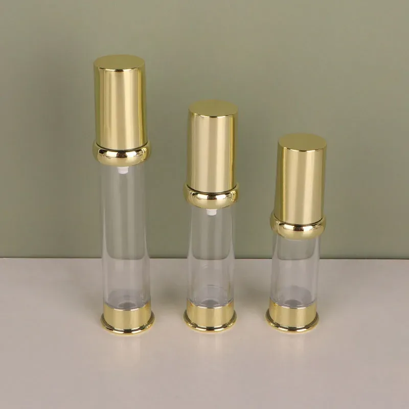 Gold Plated Vacuum Dispensing Bottles Pump Sprayer 15ml-150ml