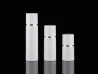 50ML PP White Airless Lotion Bottle Gold Border
