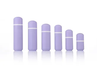 Purple Round Cap Airless Pump Capsule Airless Bottle