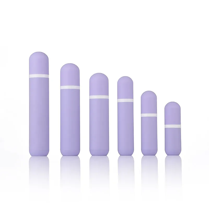 Purple Round Cap Airless Pump Capsule Airless Bottle