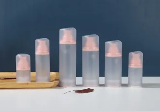 Custom Luxury 50ml AS Airless Refillable Cosmetic Pump Bottle