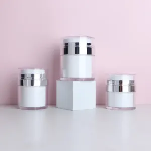 15ml 30ml 50ml Airless Plastic Jars Skin Care Serum Cosmetic Cream Pump Sprayer