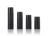 Black Frosted Cylinder PP AS Airless Pump Bottle