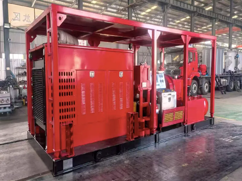 45‑21 / 70‑30 Dual‑Engine Dual‑Pump Cementing Skid