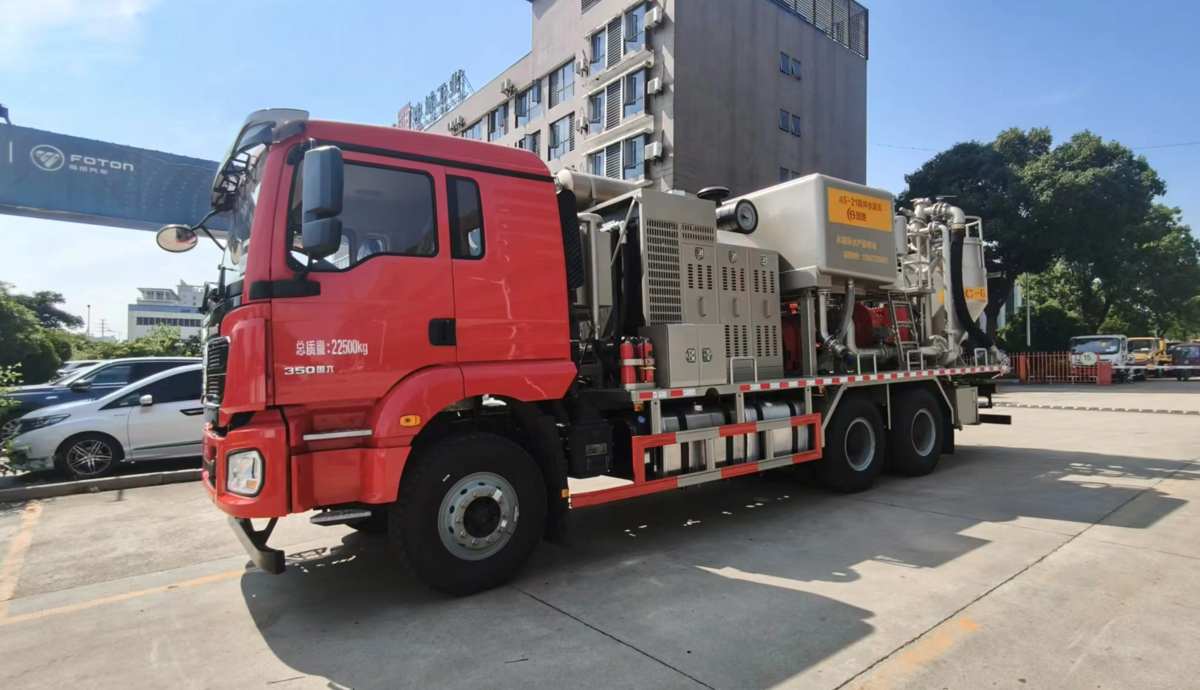 Delivery of Model 45‑21 Cementing Truck for PetroChina Changqing Oilfield Cementing Company