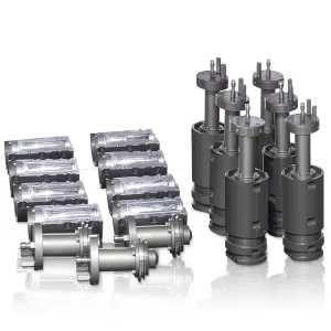 Molde de soplado rotativo