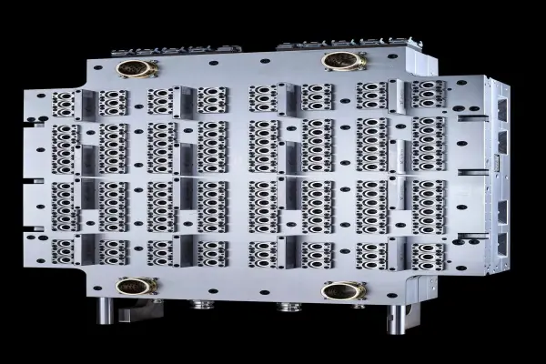 144-Cavity 12.6g Preform Mold with External Robotic Cooling