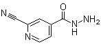 2-Cyano-4-pyridinecarboxylic acid hydrazide.png