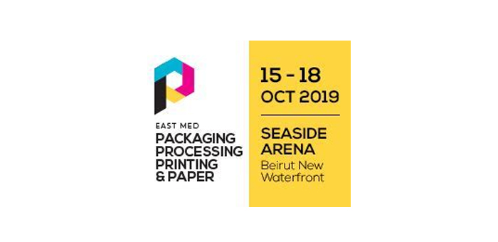 4P EAST MED PACKAGING PROCESSING PRINTING & PAPER 15th-18st OCTOBER, 2019- Sea Side Arena, Beirut New Waterfront, Lebano