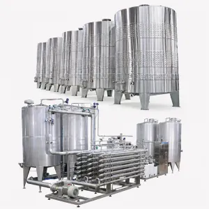Factory Industrial Small Ratafee Making Machine Cider Processing Plant Fruit Wine & Vinegar Production Line