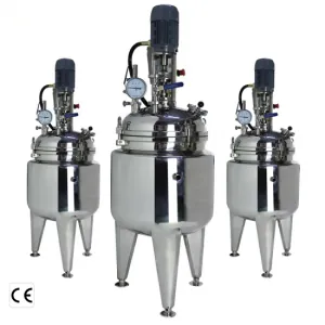 Portable Stainless Steel Pressure Chemical Reactor Kettle