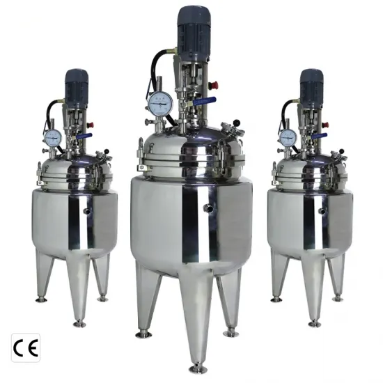 Portable Stainless Steel Pressure Chemical Reactor Kettle