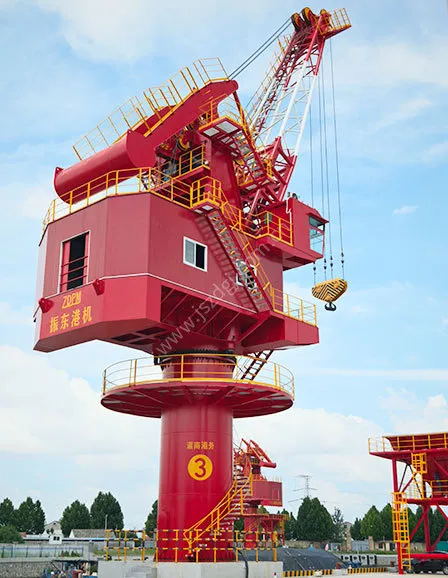 Port fixed cranes