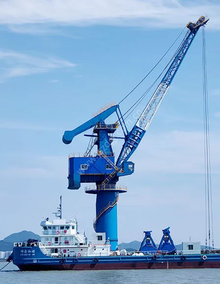 50-ton floating crane
