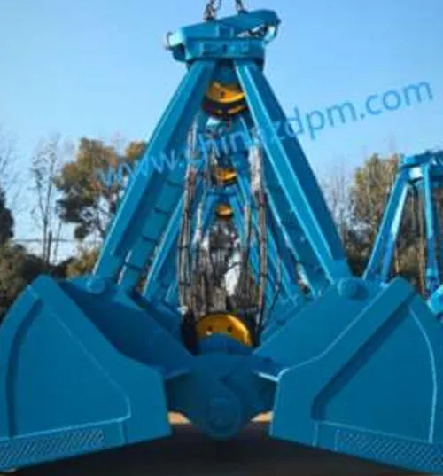 4-Rope Dual-Clam Iron Ore Grab
