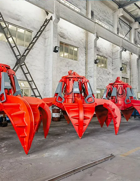 Hydraulic multi-lobed scrap grab bucket