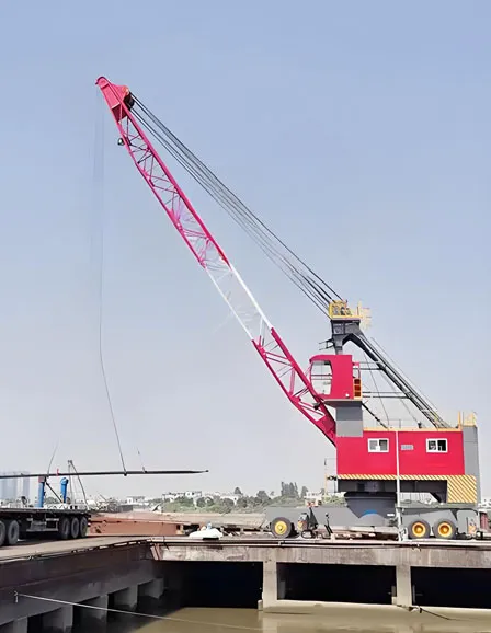 25-ton electric tire crane