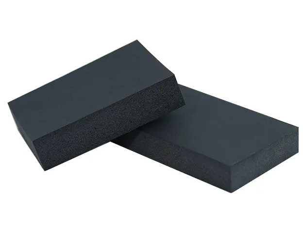 Elastic cushioning rubber-plastic sponge board