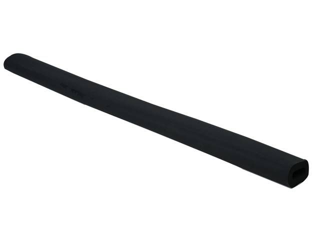 Thermal insulation rubber and plastic pipe shell